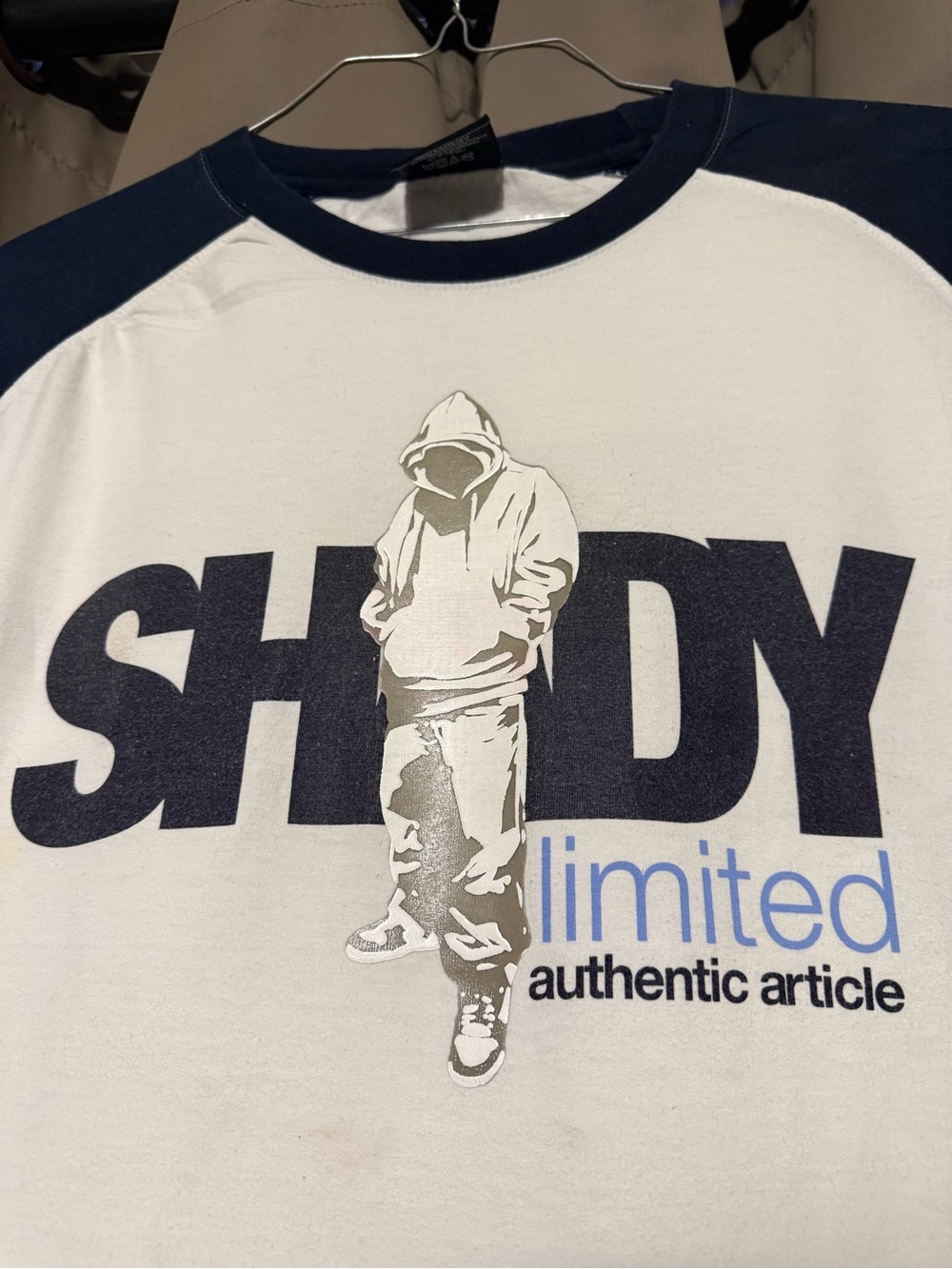 Vintage Y2K-EMINEM-Shady Limited authentic article / baseball Tee